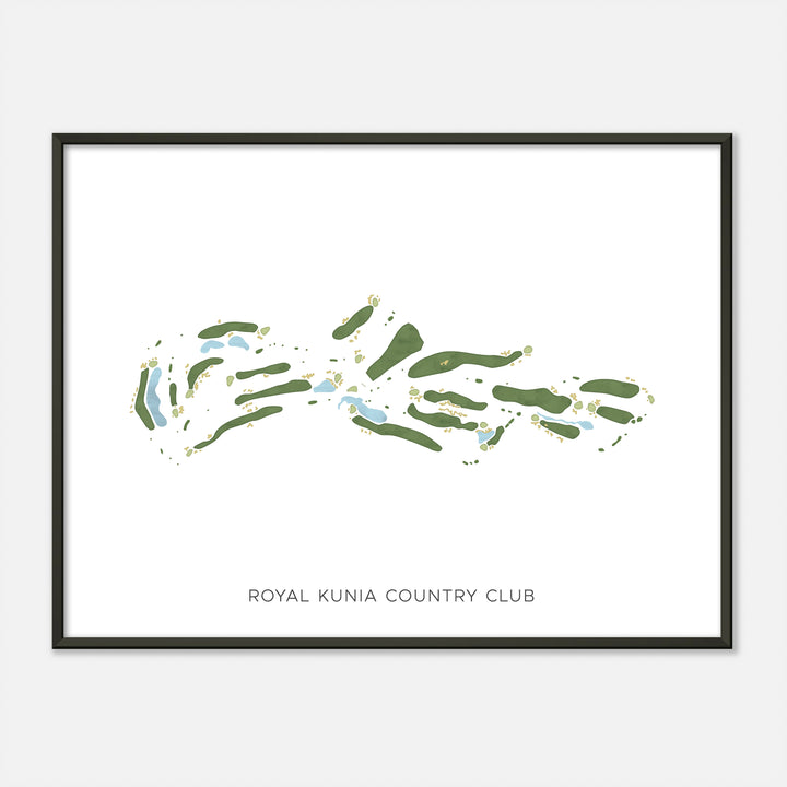 Print of Royal Kunia Country Club Modern Map