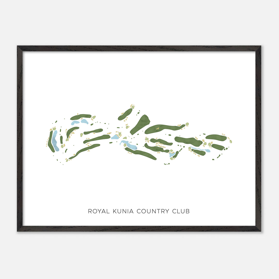Print of Royal Kunia Country Club Modern Map