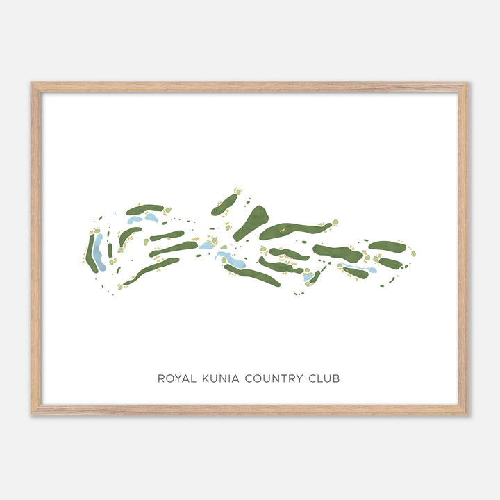Print of Royal Kunia Country Club Modern Map