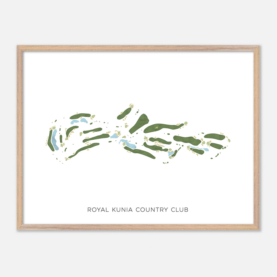 Print of Royal Kunia Country Club Modern Map