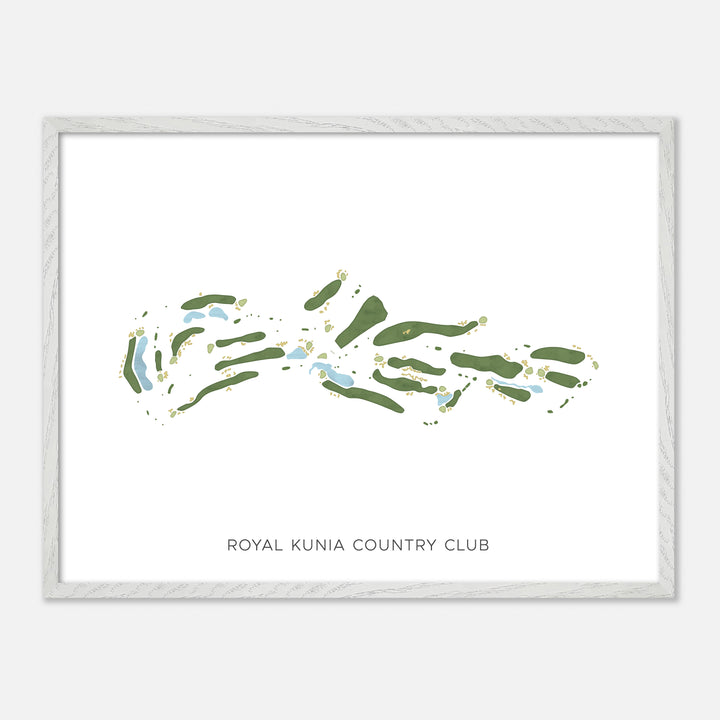 Print of Royal Kunia Country Club Modern Map