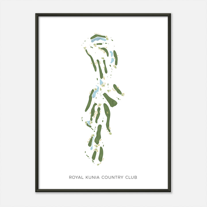 Print of Royal Kunia Country Club Modern Map