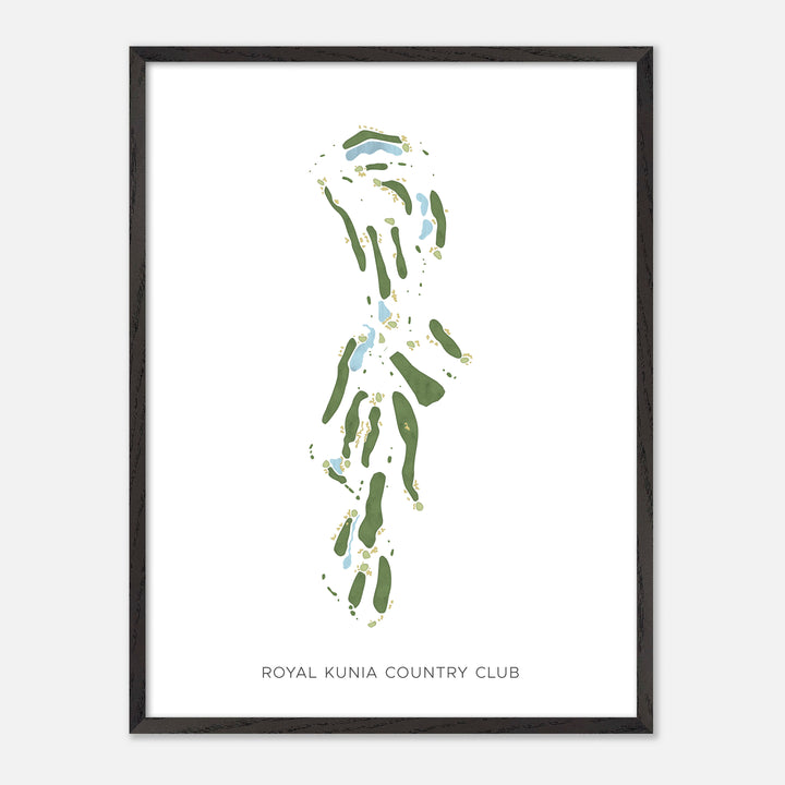 Print of Royal Kunia Country Club Modern Map