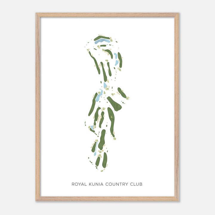 Print of Royal Kunia Country Club Modern Map