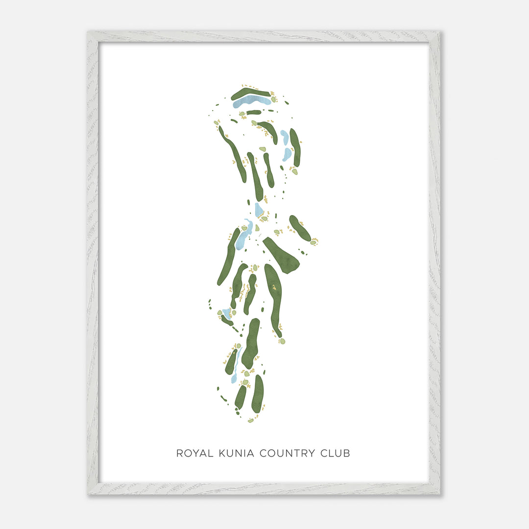 Print of Royal Kunia Country Club Modern Map