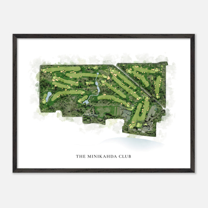 Print of The Minikahda Club Classic Map