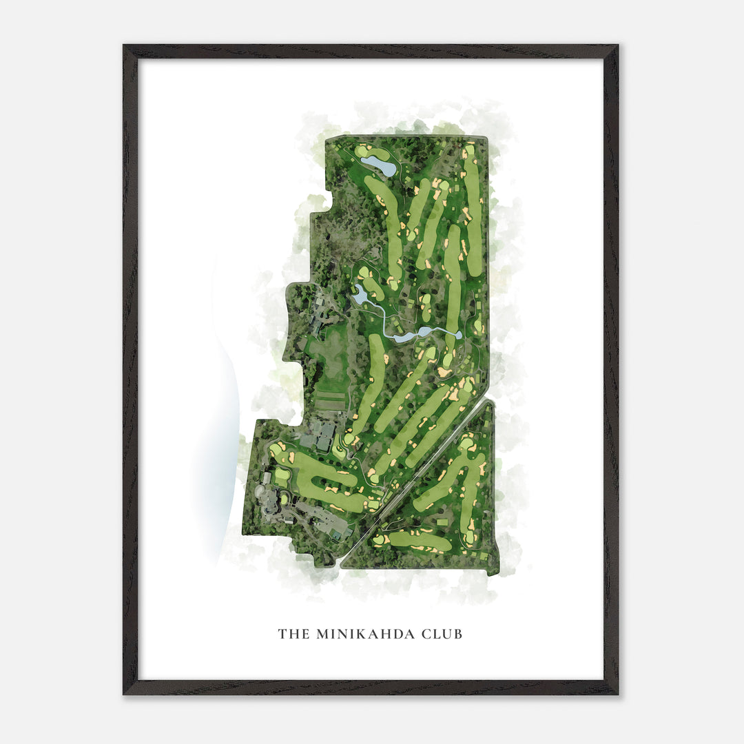 Print of The Minikahda Club Classic Map