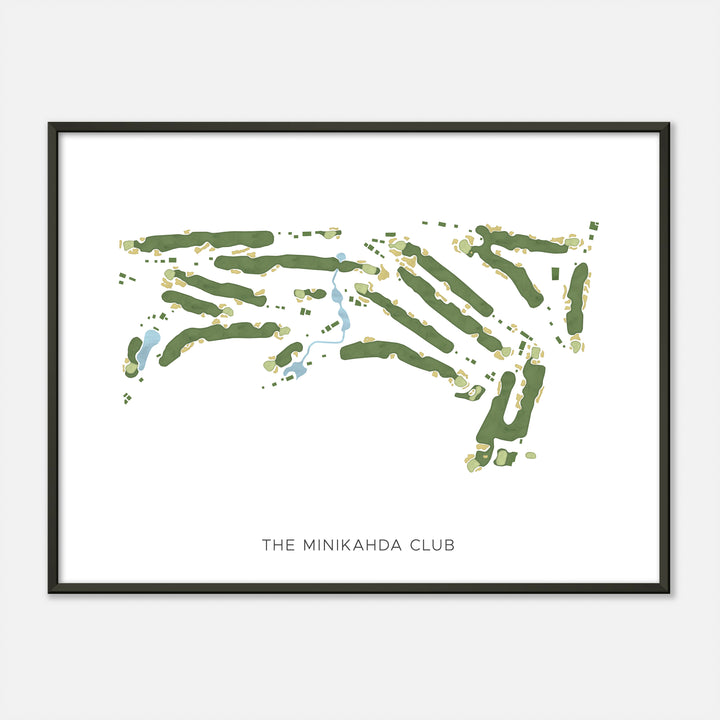 Print of The Minikahda Club Modern Map