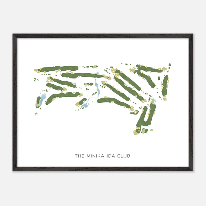 Print of The Minikahda Club Modern Map