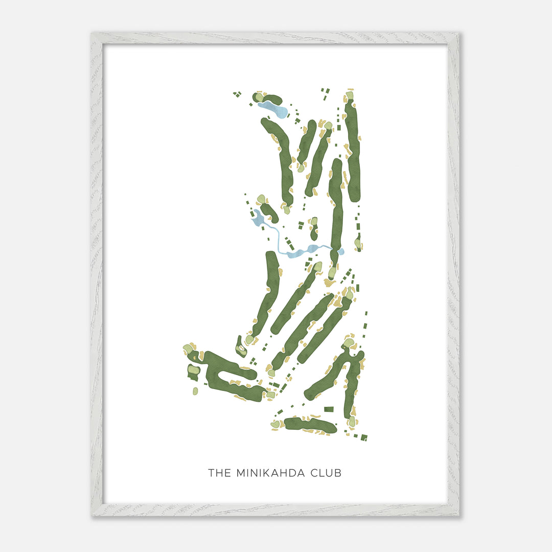 Print of The Minikahda Club Modern Map