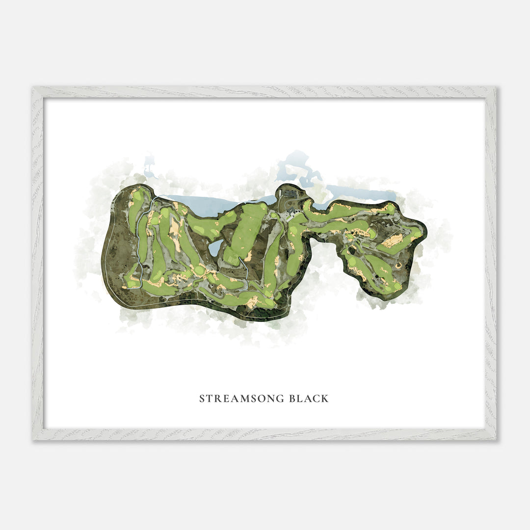 Print of Streamsong Black Classic Map