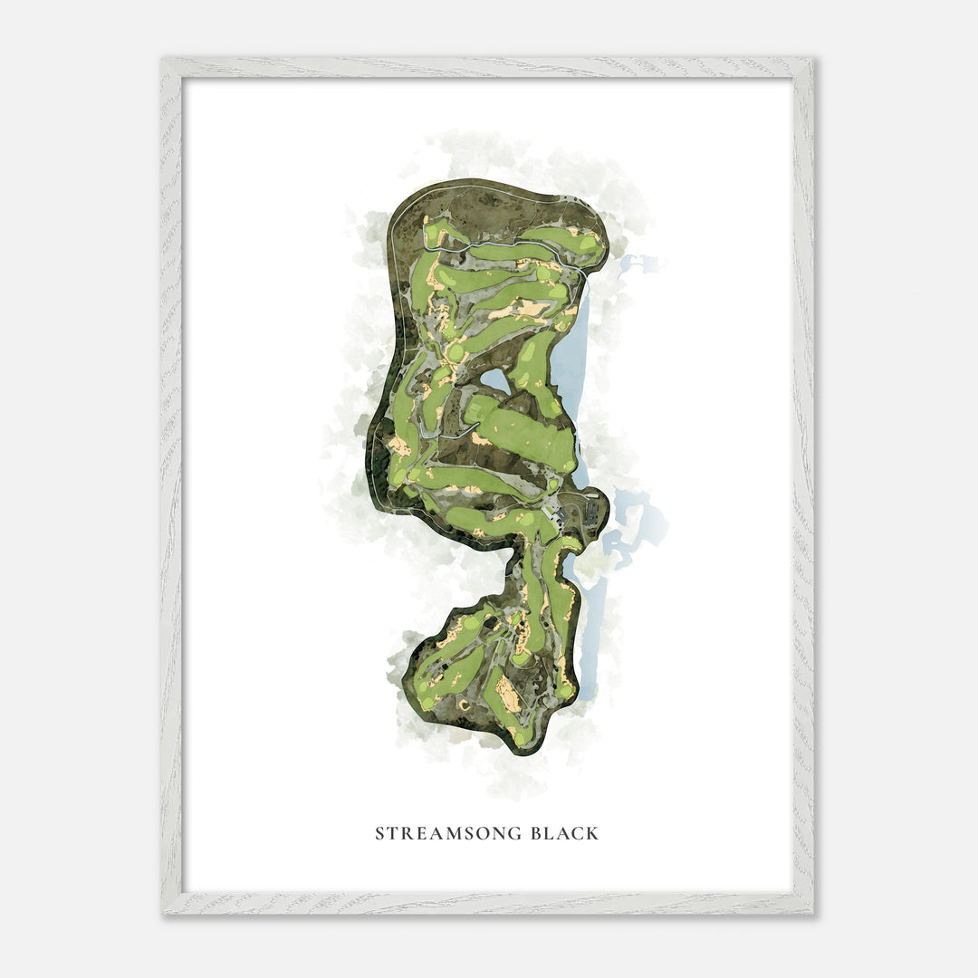 Print of Streamsong Black Classic Map