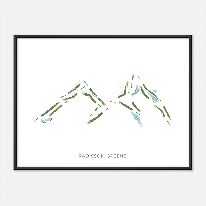 Print of Radisson Greens Modern Map