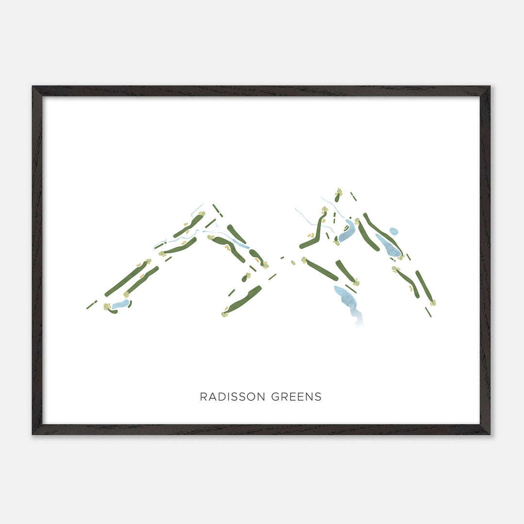 Print of Radisson Greens Modern Map