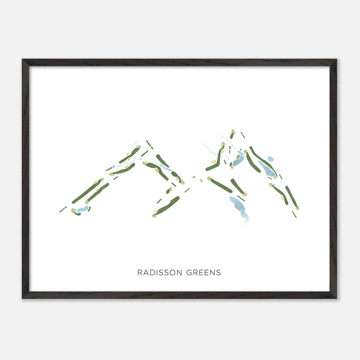 Print of Radisson Greens Modern Map