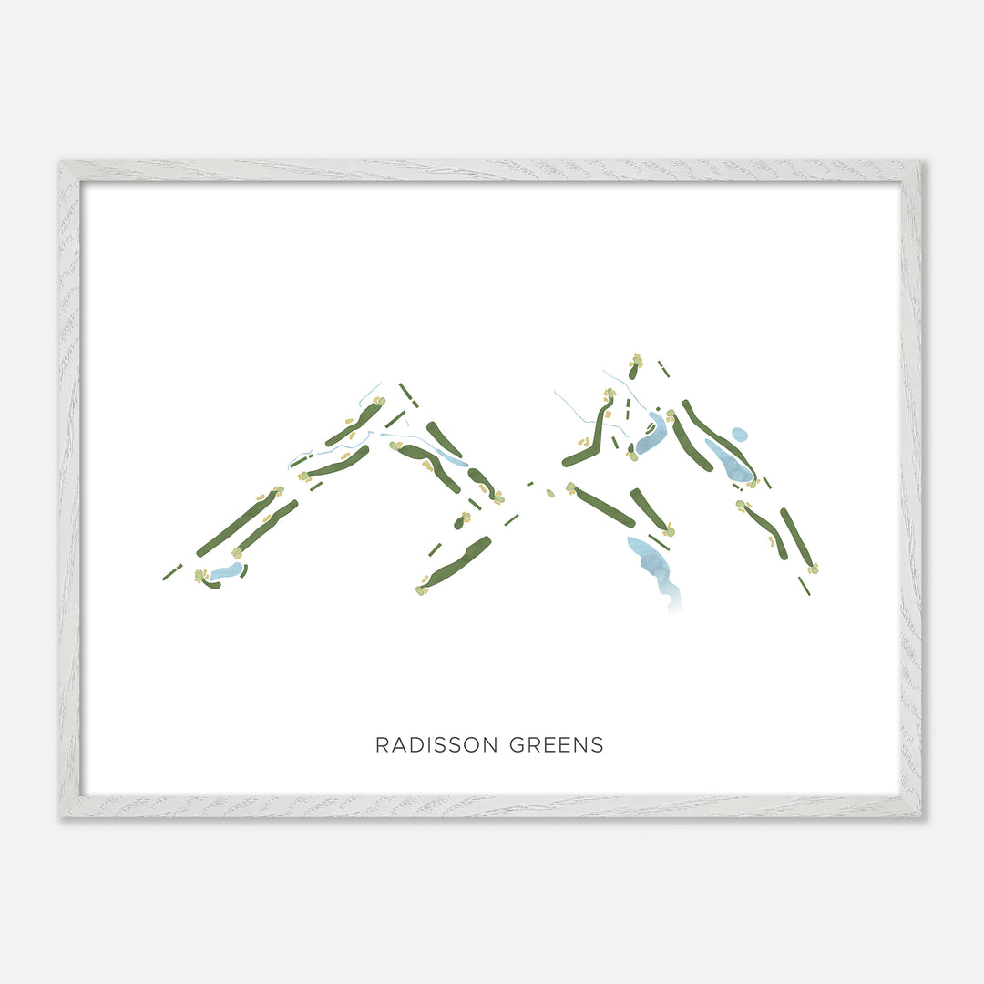 Print of Radisson Greens Modern Map