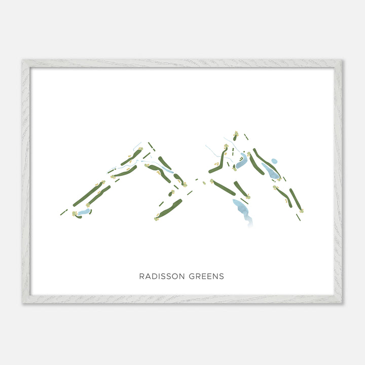 Print of Radisson Greens Modern Map