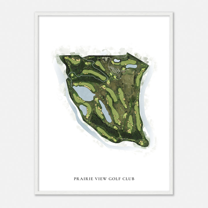Print of Prairie View Golf Club Classic Map
