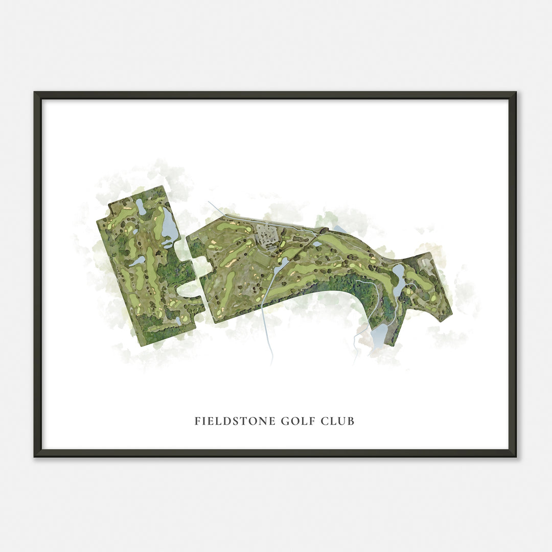 Print of Fieldstone Golf Club Classic Map