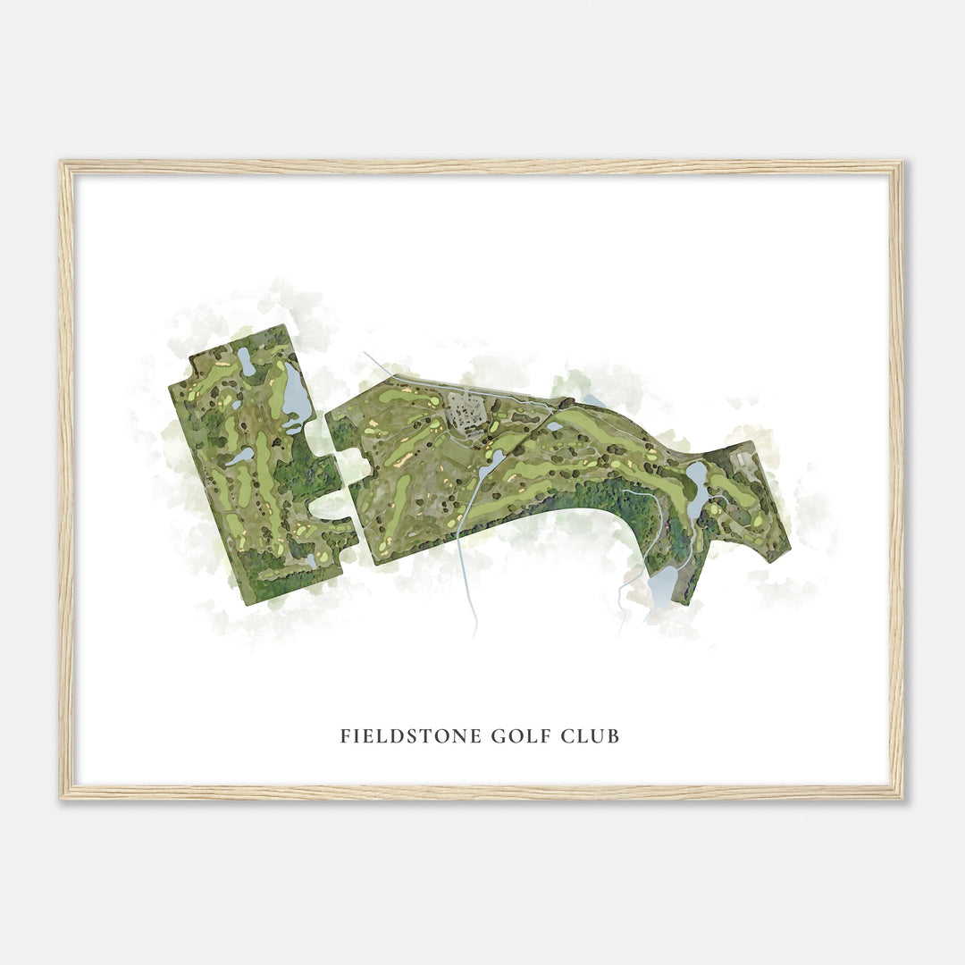 Print of Fieldstone Golf Club Classic Map