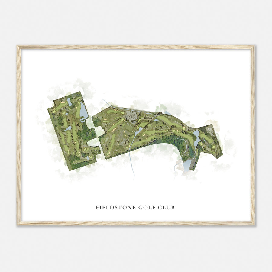 Print of Fieldstone Golf Club Classic Map