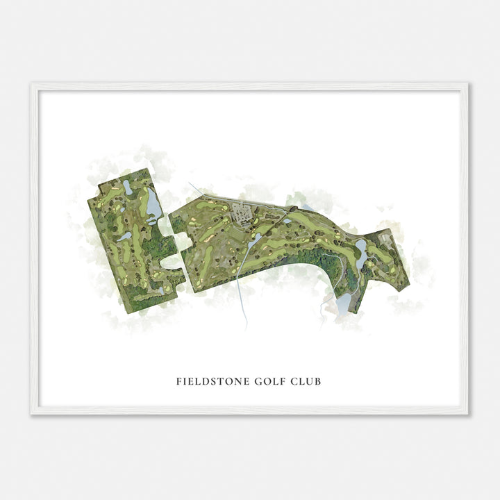 Print of Fieldstone Golf Club Classic Map