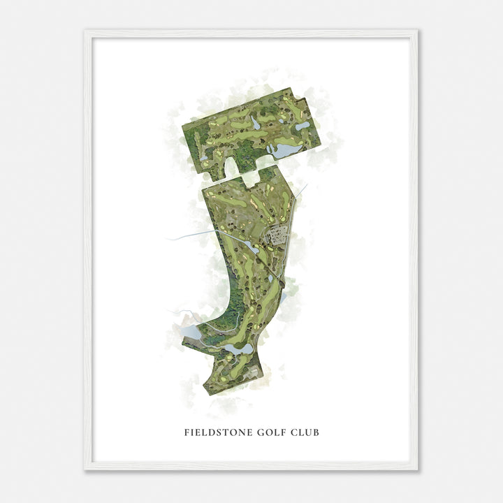 Print of Fieldstone Golf Club Classic Map