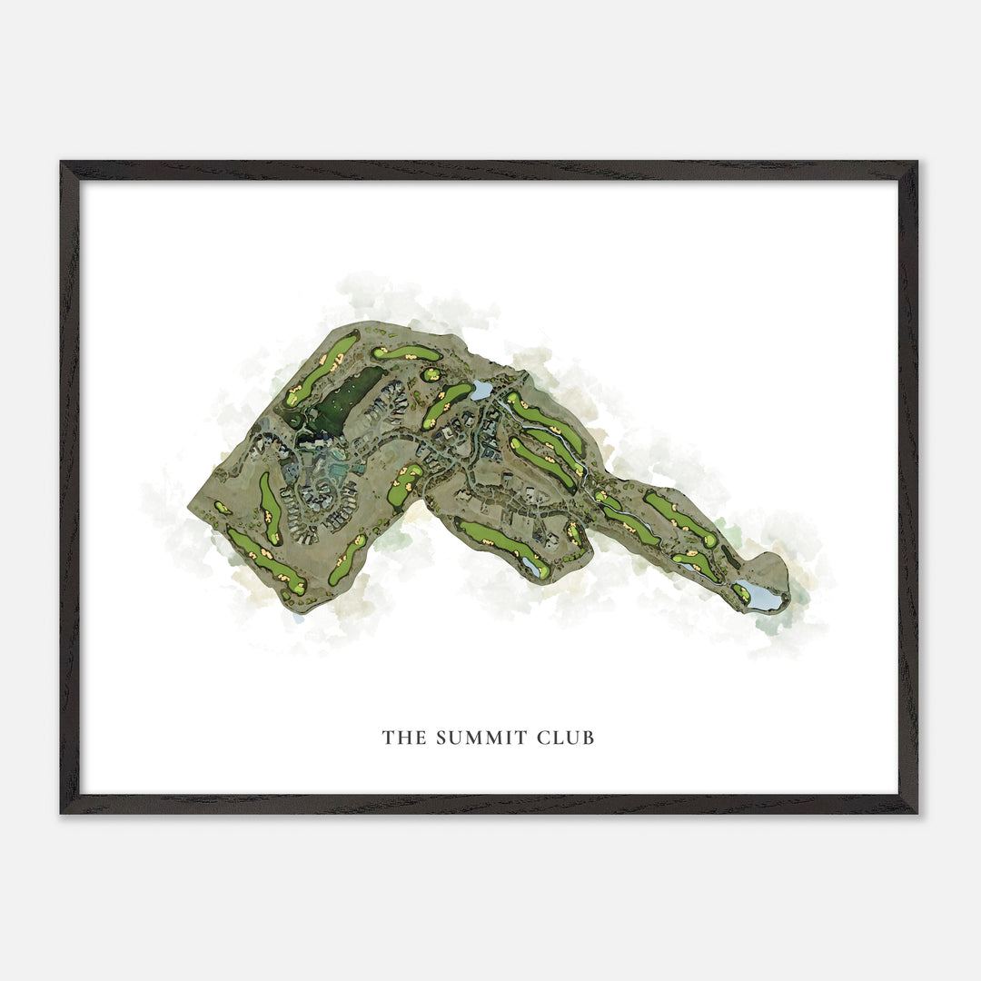 Print of The Summit Club Classic Map