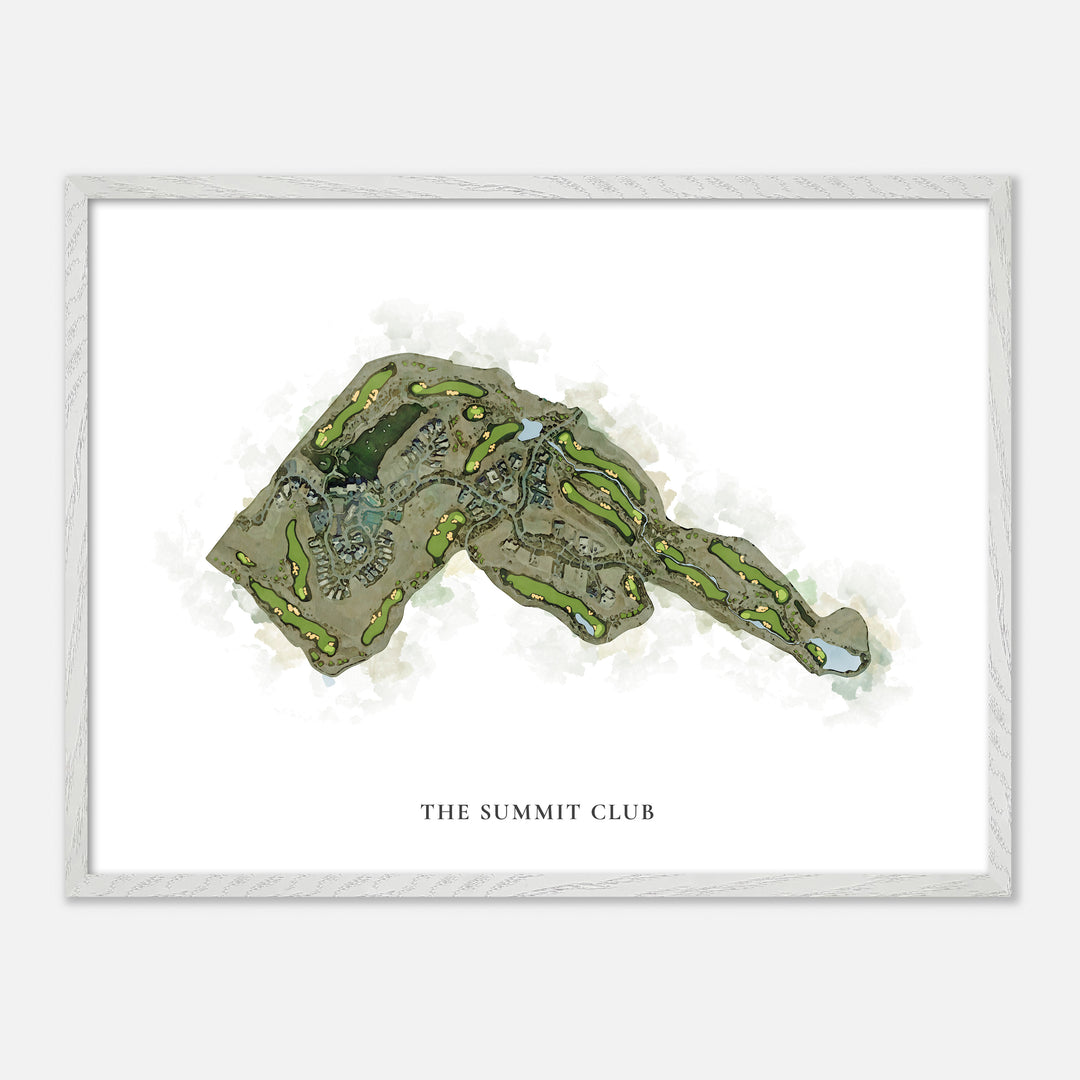 Print of The Summit Club Classic Map