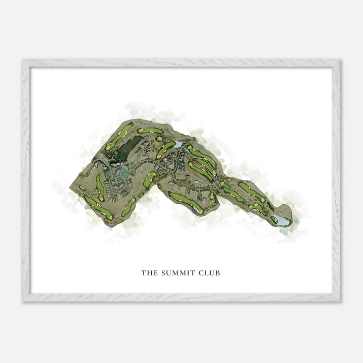 Print of The Summit Club Classic Map