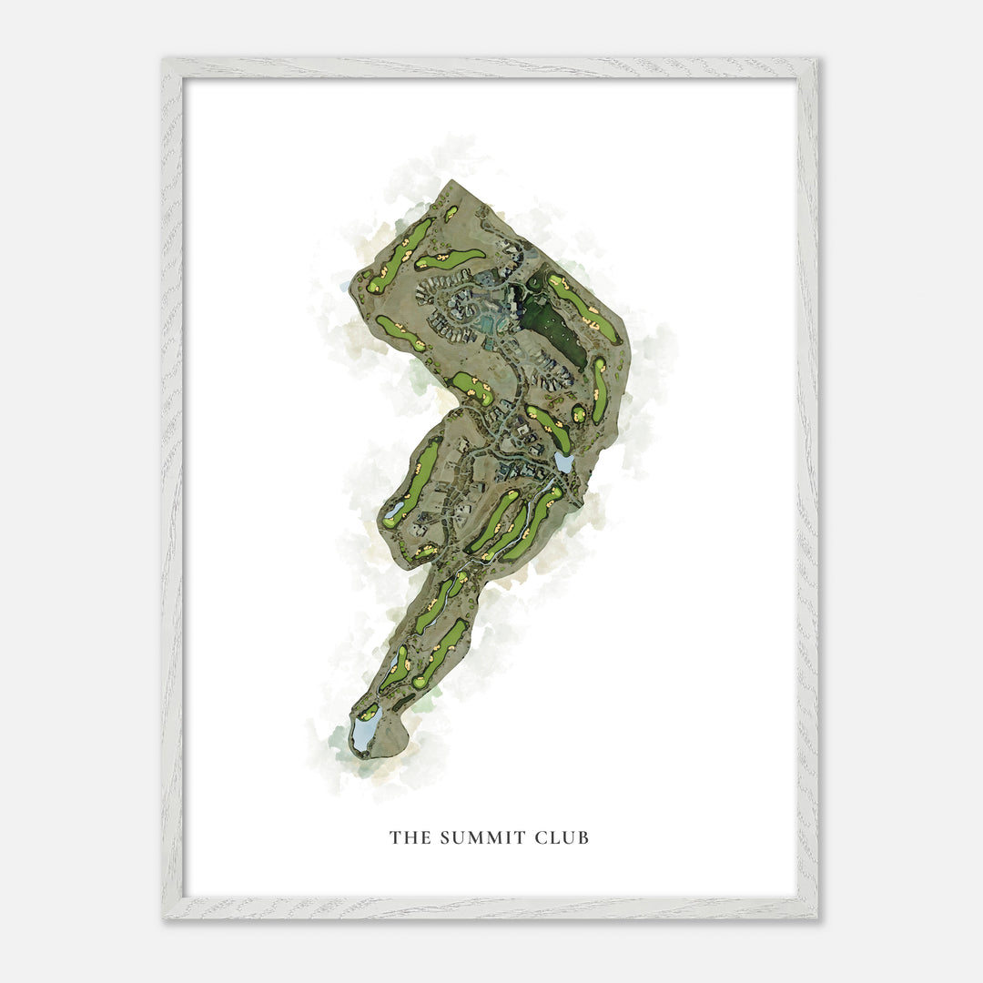 Print of The Summit Club Classic Map