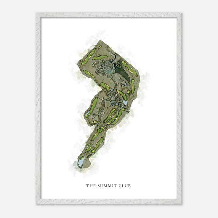 Print of The Summit Club Classic Map
