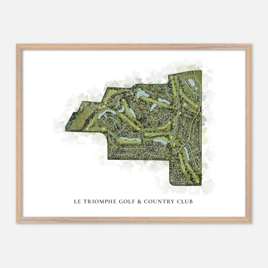 Print of Le Triomphe Golf & Country Club Classic Map