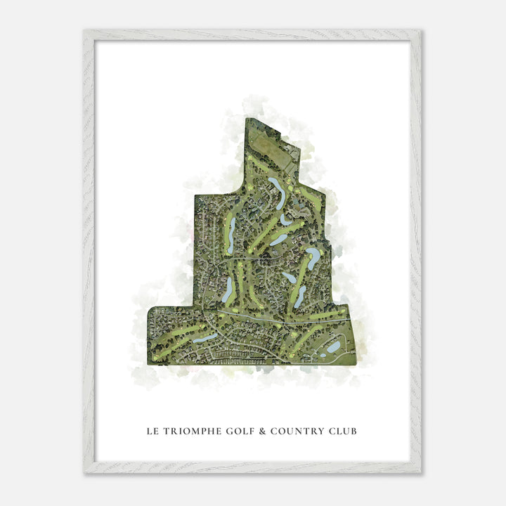 Print of Le Triomphe Golf & Country Club Classic Map