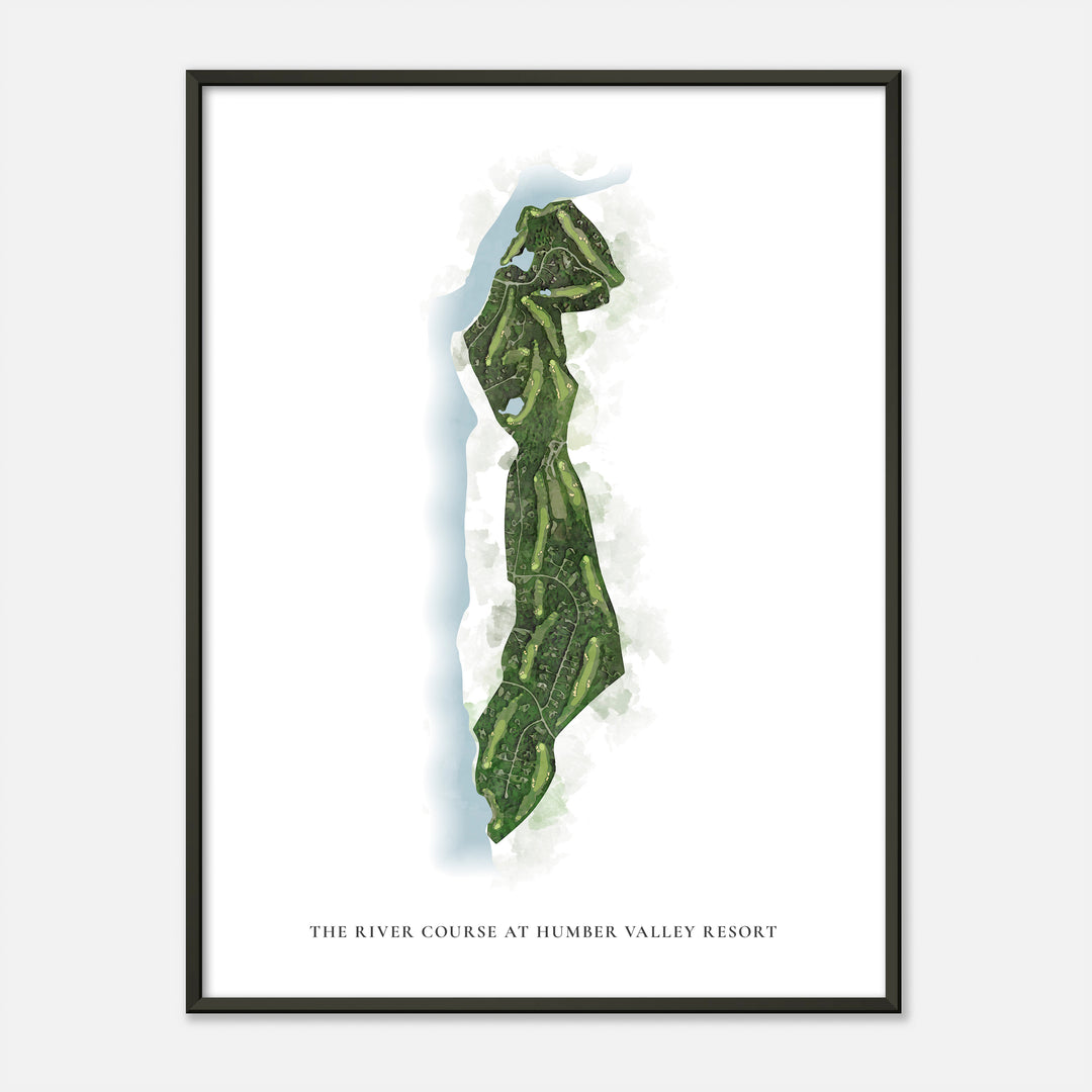 Print of The River Course at Humber Valley Resort Classic Map