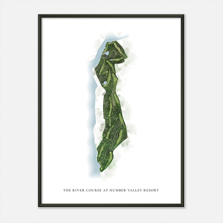 Print of The River Course at Humber Valley Resort Classic Map