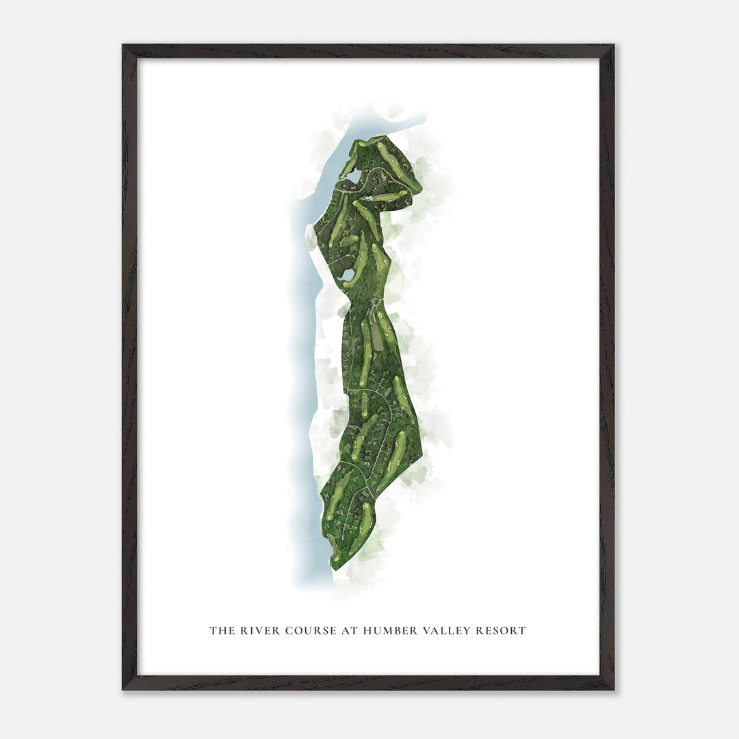 Print of The River Course at Humber Valley Resort Classic Map