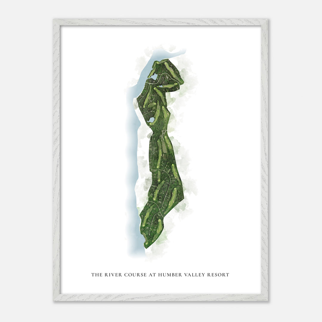 Print of The River Course at Humber Valley Resort Classic Map