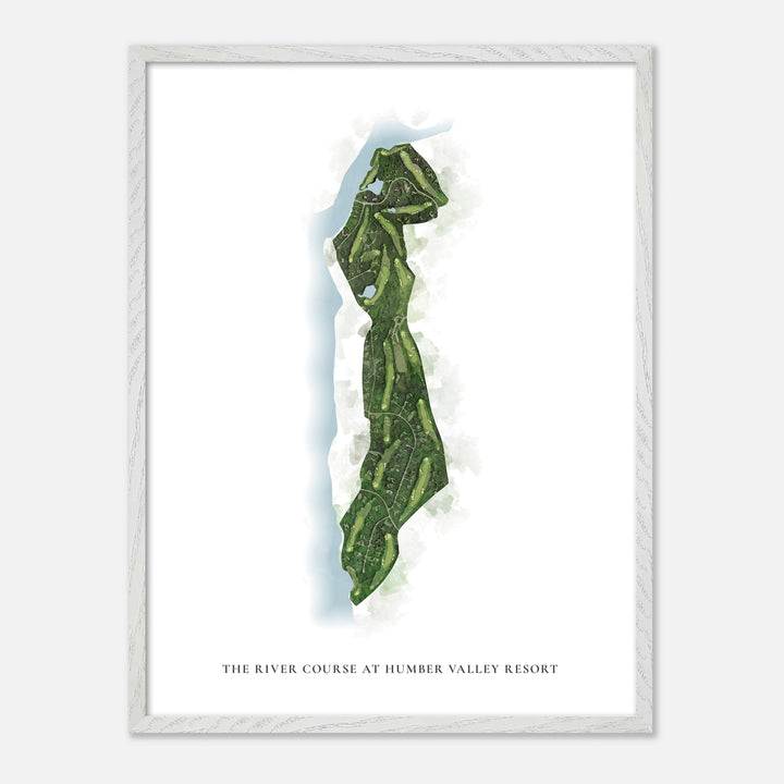Print of The River Course at Humber Valley Resort Classic Map