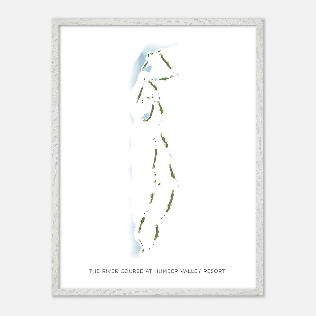 Print of The River Course at Humber Valley Resort Modern Map