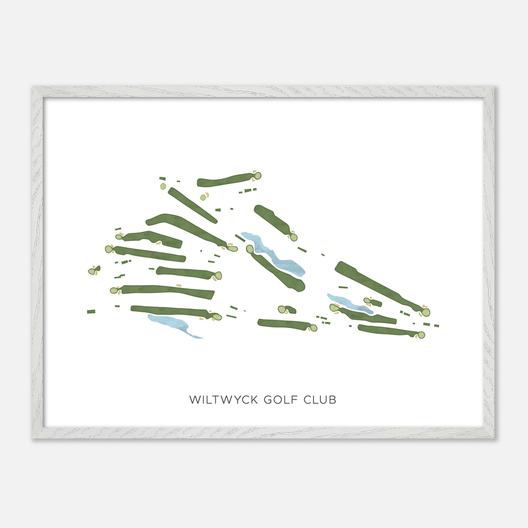 Print of Wiltwyck Golf Club Modern Map