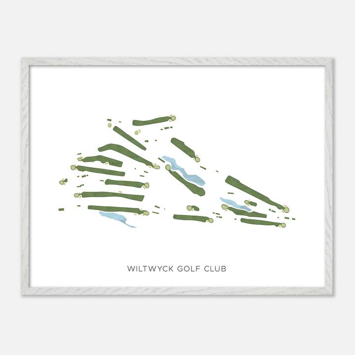 Print of Wiltwyck Golf Club Modern Map