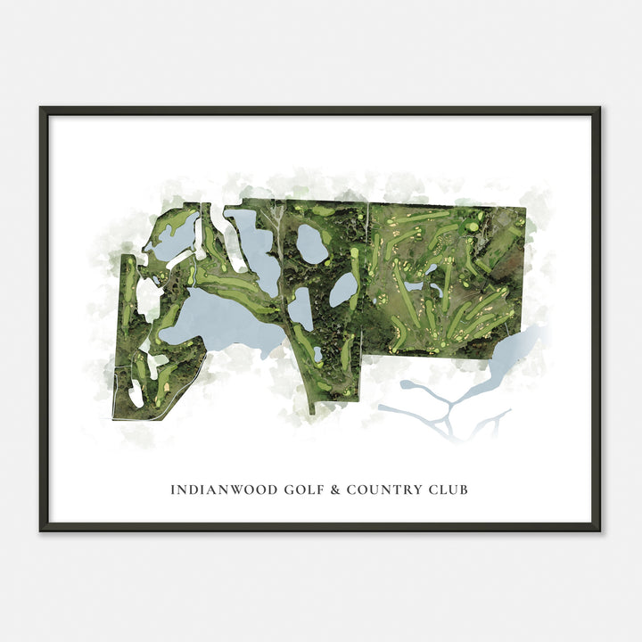 Print of Indianwood Golf & Country Club Classic Map
