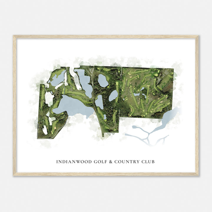 Print of Indianwood Golf & Country Club Classic Map