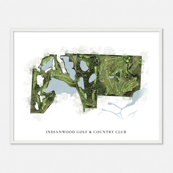 Print of Indianwood Golf & Country Club Classic Map