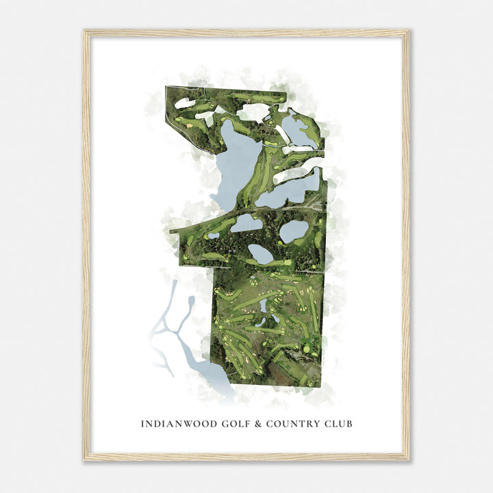 Print of Indianwood Golf & Country Club Classic Map