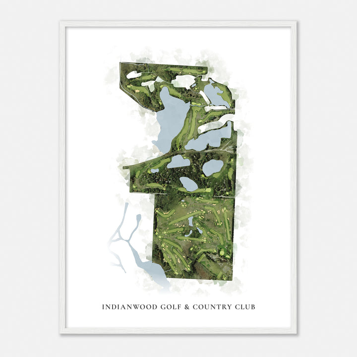 Print of Indianwood Golf & Country Club Classic Map