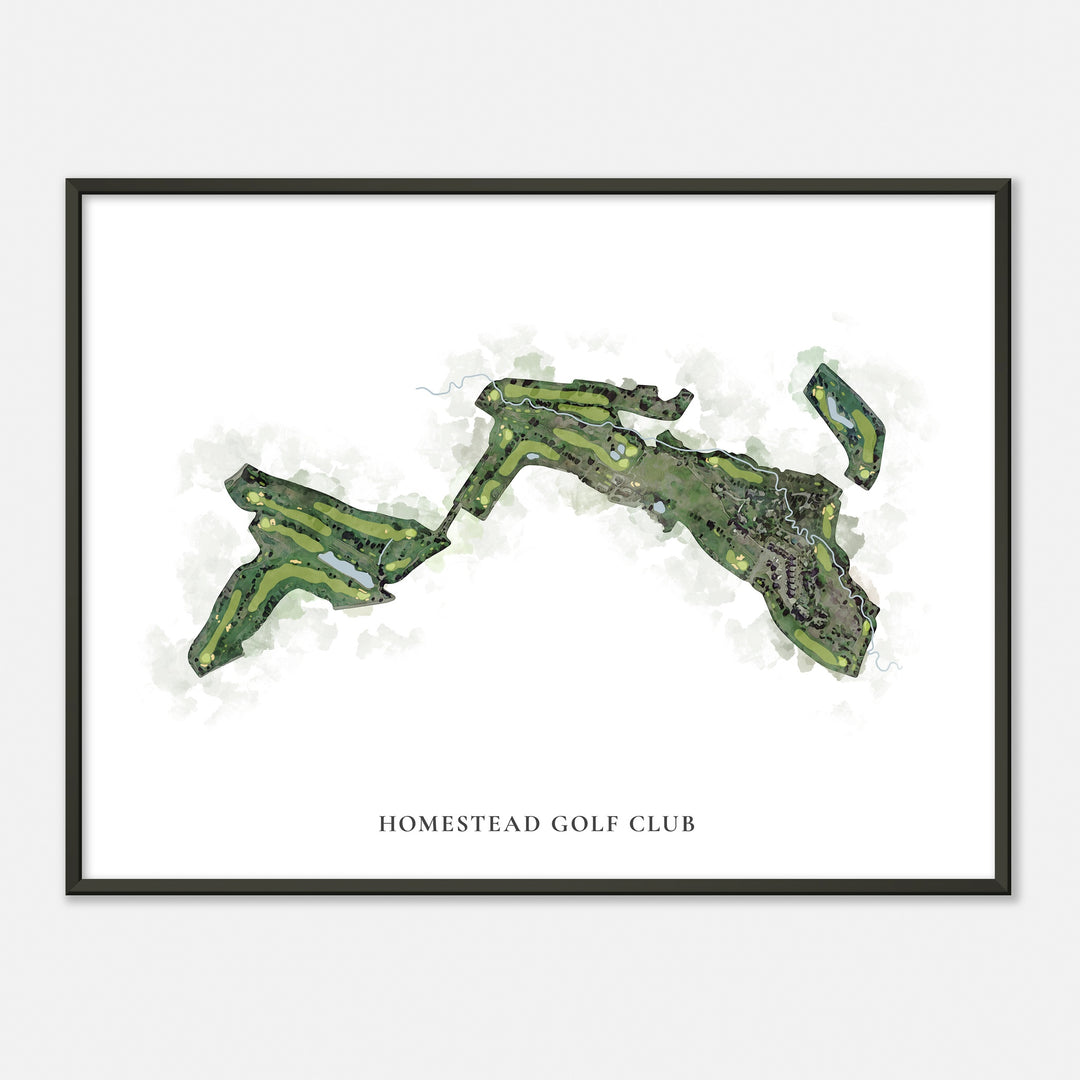 Print of Homestead Golf Club Classic Map