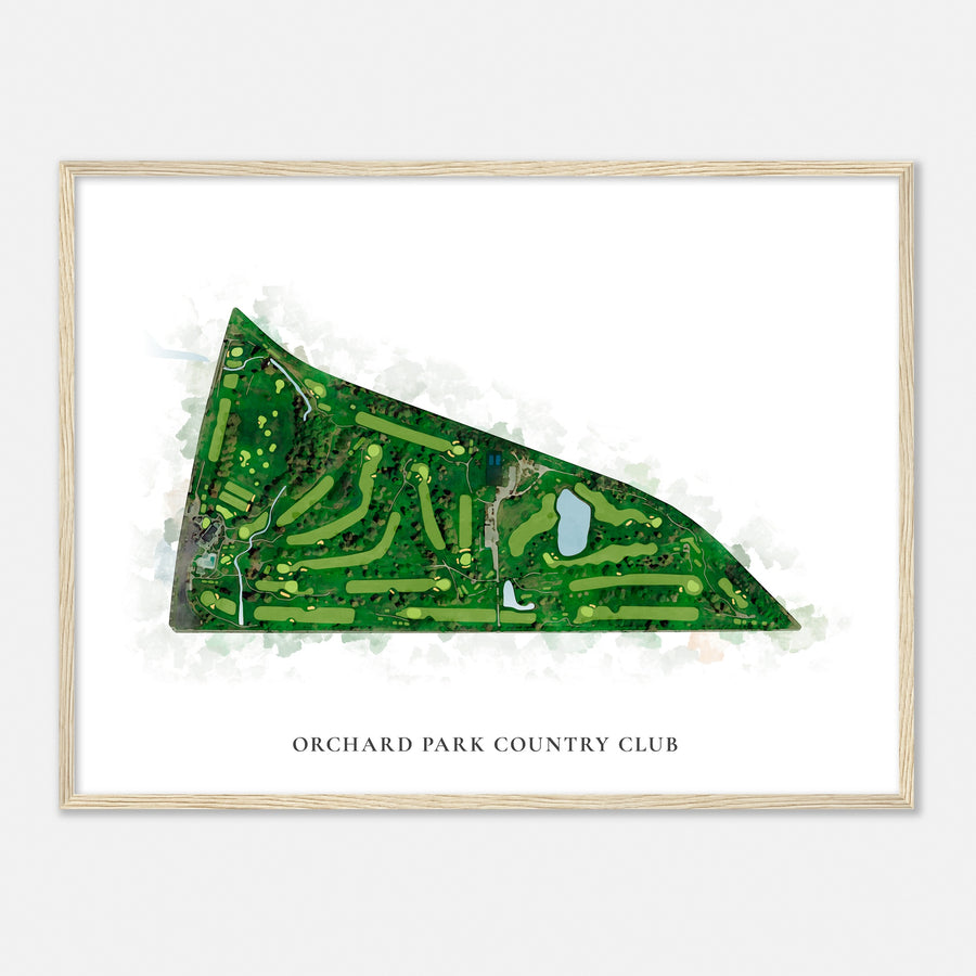 Print of Orchard Park Country Club Classic Map