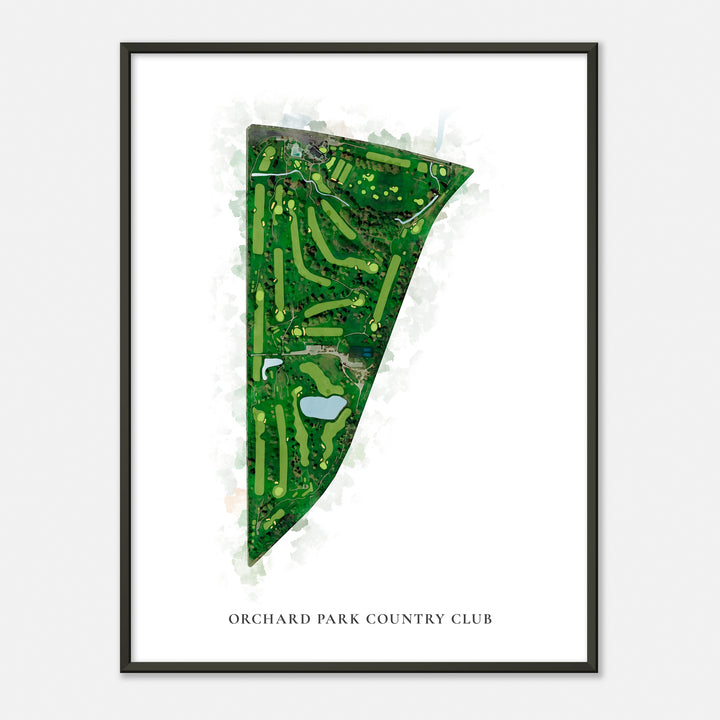 Print of Orchard Park Country Club Classic Map